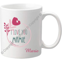 Mug personnalisé pour Mamie – Cadeau fête des Grands mères – pour la mamy de votre enfant – anniversaire, noël, naissance
