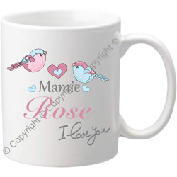 Mug personnalisé pour Mamie – Cadeau fête des Grands mères – pour la mamy de votre enfant – anniversaire, noël, naissance