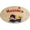 Plaque de Porte en bois personnalisée pour une Chambre d'enfant - Le prénom de la plaque en bois est personnalisable - cadeau
