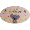 Plaque de Porte en bois personnalisée pour une Chambre d'enfant - Le prénom de la plaque en bois est personnalisable - cadeau