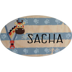Plaque de Porte en bois personnalisée pour une Chambre d'enfant - Le prénom de la plaque en bois est personnalisable - cadeau