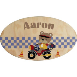 Plaque de Porte en bois personnalisée pour une Chambre d'enfant - Le prénom de la plaque en bois est personnalisable - cadeau