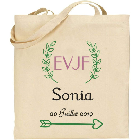 Tote Bag EVJF Personnalisé – Cadeau souvenir original Enterrement de Vie de Jeune Fille pour une journée réussie entre copine