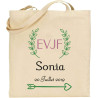 Tote Bag EVJF Personnalisé – Cadeau souvenir original Enterrement de Vie de Jeune Fille pour une journée réussie entre copine