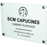 Gravure Events Plaque Professionnelle Avocat – Cabinet d'avocats associés – Personnalisée en Ligne – Personnalisation Fixations