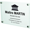 Gravure Events Plaque Professionnelle Avocat – Cabinet d'avocats associés – Personnalisée en Ligne – Personnalisation Fixations
