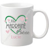 Gravure Events Tasse Mug - Cadeau personnalisé pour Marraine de la part de son filleul (filleule) pour anniversaire, noël