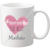 Gravure Events Tasse Mug - Cadeau personnalisé pour Marraine de la part de son filleul (filleule) pour anniversaire, noël