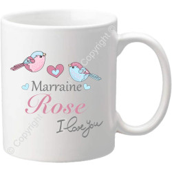 Gravure Events Tasse Mug - Cadeau personnalisé pour Marraine de la part de son filleul (filleule) pour anniversaire, noël