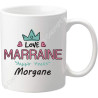 Gravure Events Tasse Mug - Cadeau personnalisé pour Marraine de la part de son filleul (filleule) pour anniversaire, noël