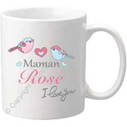 Gravure Events Mug personnalisé Maman – Cadeau d'anniversaire, noël, fête des mères – Mug 71