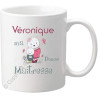 Gravure Events Cadeau Maîtresse Mug - Tasse Personnalisée originale pour maîtresses d'école avec prénom de l'enfant - Fin Année