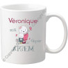 Gravure Events Mug Tasse - Ma Super ATSEM - Cadeau Atsem Personnalisable avec le prénom de l'enfant - Cadeau Original Fin