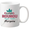 Gravure Events - Mug personnalisé Super Nounou – Cadeau pour la fête des Nounous, Noël, Anniversaire, fin de contrat, fin