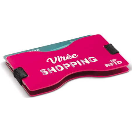 Virée Shopping – Protection de Carte bancaire Anti Piratage en Aluminium – Anti RFID Anti Fraude – Protection Carte Bleue CB