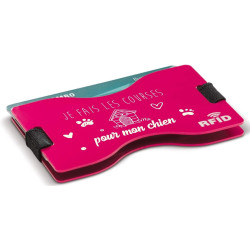 Je Fais Les Courses pour Mon Chien – Protection de Carte bancaire Anti Piratage en Aluminium – Anti RFID Anti Fraude
