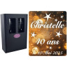 Gravure Events Flûtes à Champagne Gravées Modèle Etoiles