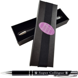 Stylo gravé – Super Collègue – Avec sa Boîte Cadeau