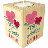Bougie personnalisée Mon Atsem adorée - Cadeau Atsem Personnalisable avec Le prénom de l'enfant - Cadeau Original Fin d'Année