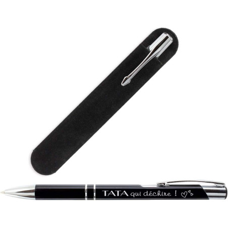 Stylo Tata qui déchire + Pochette cadeau