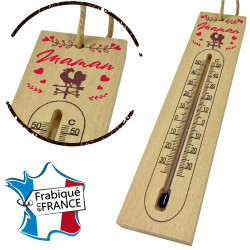 Thermomètre en Bois pour Maman – un beau cadeau pour Maman – Fête des Mères, Anniversaire, Noël – Thermomètre fabriqué et