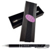 Gravure Events - Stylo Cadeau Parrain en Métal Noir avec Boîte Cadeau pour Baptême, Anniversaire, Noël