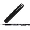 Stylo ATSEM - Mon ATSEM elle est Super Chouette avec sa pochette velours - Cadeau ATSEM école classe maternelle