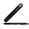 Stylo ATSEM – La plus gentille des ATSEM avec sa pochette velours - Cadeau ATSEM école classe maternelle