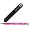 Stylo Violet Nounou gravure Elue Nounou de l'année avec sa Pochette velours - Cadeau original pour Nounou, pour la fête des