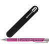 Stylo Violet Nounou gravure La plus chouette des nounous avec sa Pochette velours - Cadeau original pour Nounou, pour la fête