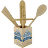 Gravure Events Pot à Couverts En Bois pour la cuisine de Maman - Cadeau Noël, Anniversaire, fête des mères – Cadeau