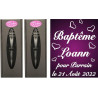 Lot : 1 Verre PARRAIN + 1 MARRAINE (ou 2 Parrains ou 2 Marraines au choix) - Flûtes à Champagne Gravées Modèle Cœurs + 2 Boîtes