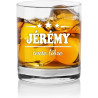 Verre à whisky personnalisé avec prénom - personnalisable avec le prénom de votre choix qui sera gravé - Cadeau pour Homme papa