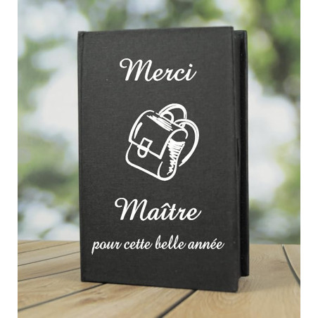BLOC NOTE pour le Maître d'école de votre enfant – à offrir en fin d'année scolaire ou à Noël - une idée cadeau originale en