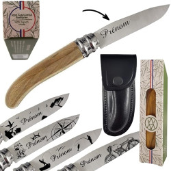 Gravure Events - Fabriqué en France - Couteau Pliant Personnalisé avec Prénom Gravé - Cadeau pour Homme ou Femme : Fête des