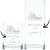Vase personnalisé Mamie - Un Excellent Cadeau pour la fête des Grands mères - Texte Libre - Mod.1