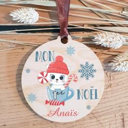 Gravure Events Décoration de Sapin Mon Premier Noël en Bois personnalisée avec Le prénom de l'enfant (Une Alternative à la
