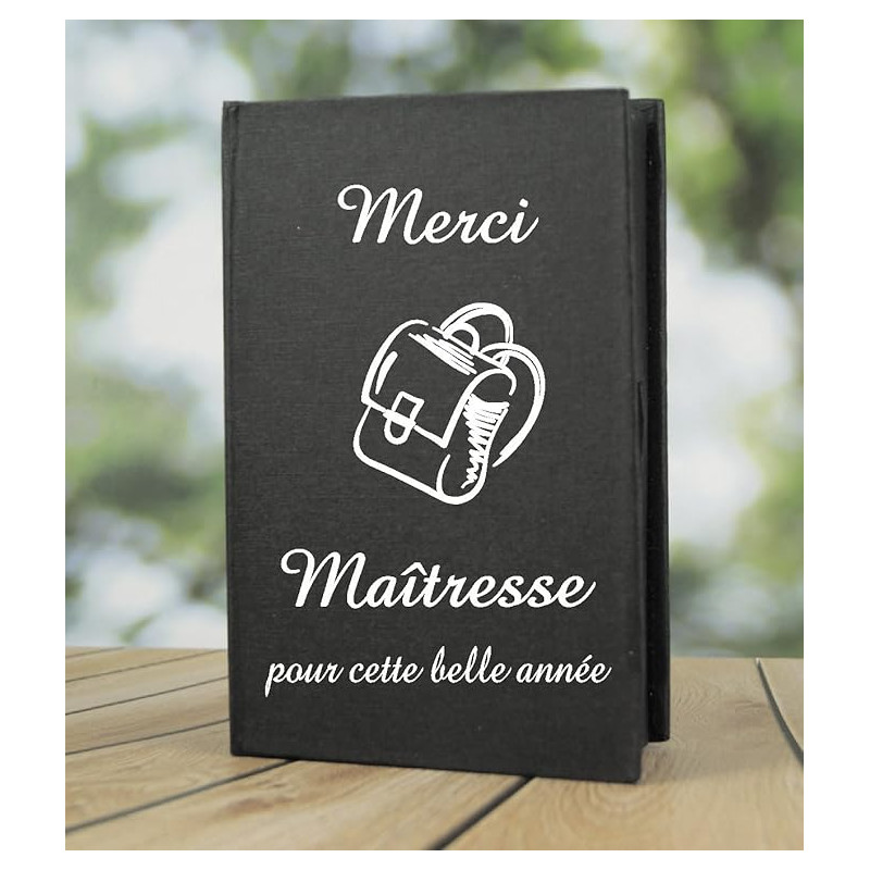BLOC NOTE pour la Maîtresse d'école de votre enfant – à offrir en fin d'année scolaire ou à Noël - une idée cadeau originale en