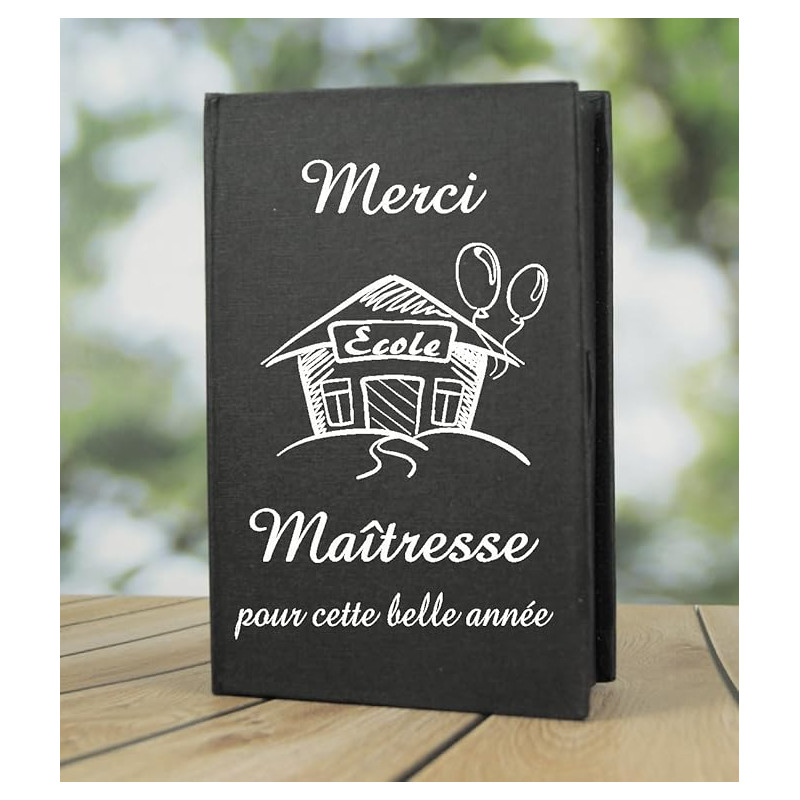 BLOC NOTE pour la Maîtresse d'école de votre enfant – à offrir en fin d'année scolaire ou à Noël - une idée cadeau originale en