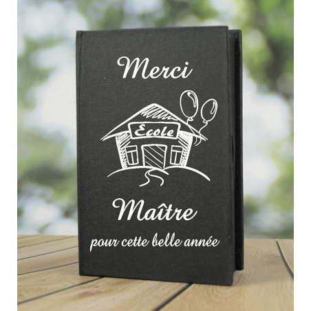 BLOC NOTE pour le Maître d'école de votre enfant – à offrir en fin d'année scolaire ou à Noël - une idée cadeau originale en