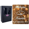 Gravure Events 2 Flûtes à Champagne Gravées Modèle Cœurs avec Coffret cartonné - Cadeau de Mariage pour Les Mariés : repas