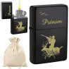 Gravure Events Briquet Chasseur personnalisé avec Votre prénom - Cadeau Personnalisable pour Homme : Tonton, Papi (Papy), fête