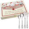 Gravure Events - Coffret en bois avec 4 Couverts personnalisés pour enfant - prénom gravé en FRANCE - Cadeau pour le 1er Noël