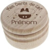 Boîte à Dents de Lait en Bois Gravée – Personnalisée avec le Prénom et un Motif Inspiré de Minnie Disney – Cadeau Doux et