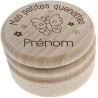Gravure Events Boîte à Dents de Lait Gravée en Bois – Personnalisée avec le Prénom et un Motif Papillons – Cadeau Poétique et