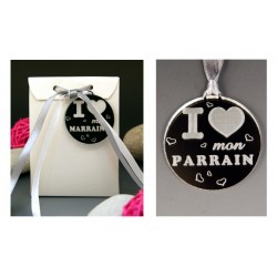 Boite de Chocolat I ♥ mon PARRAIN