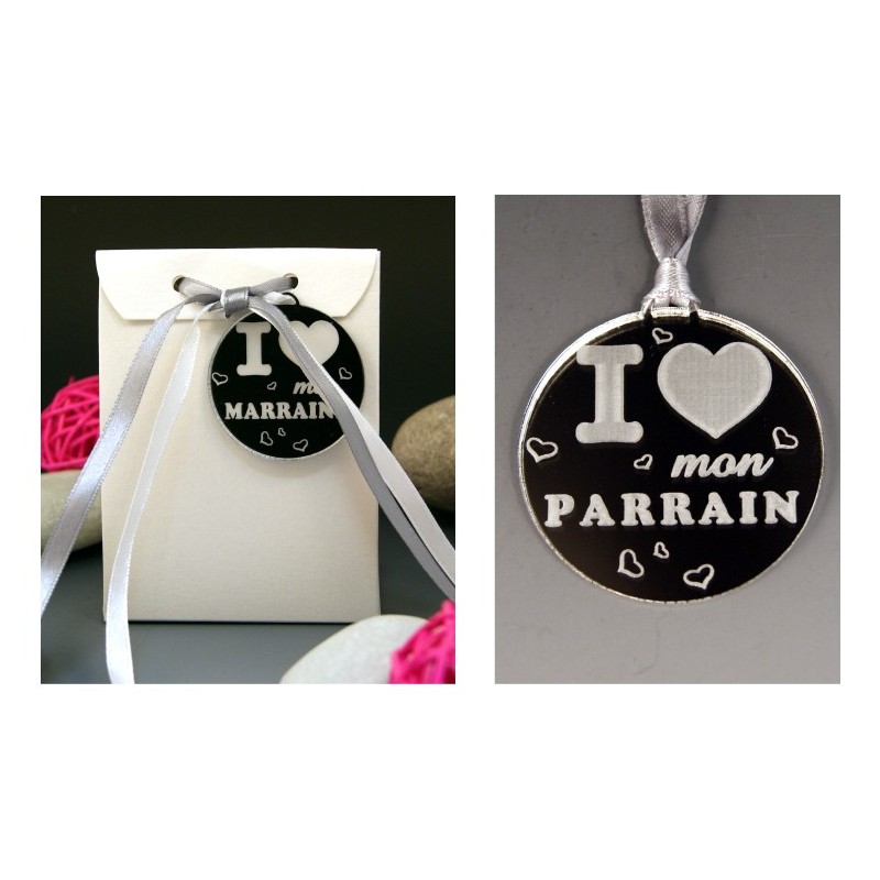 Boite de Chocolat I ♥ mon PARRAIN