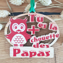 Gravure Events Décoration de Sapin - Cadeau de Noël Original pour Papa