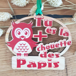 Gravure Events Décoration de Sapin - Cadeau de Noël Original pour Papy