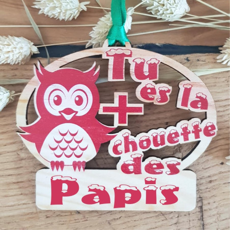 Gravure Events Décoration de Sapin - Cadeau de Noël Original pour Papy